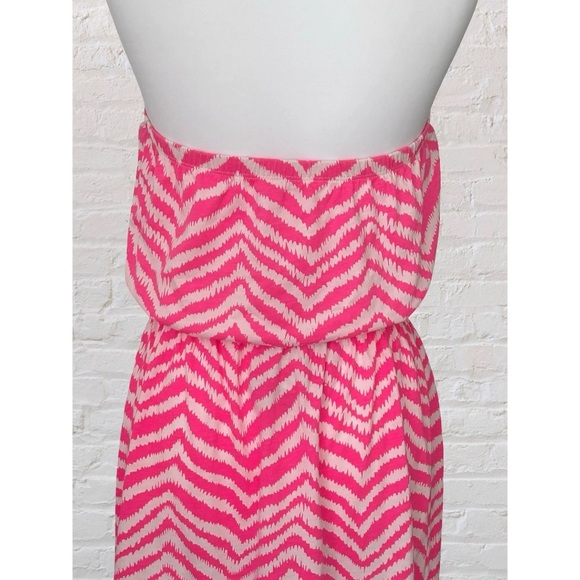 Lilly Pulitzer Pink Strapless Zebra Print Dress! EUC! Size Medium! - Picture 6 of 6